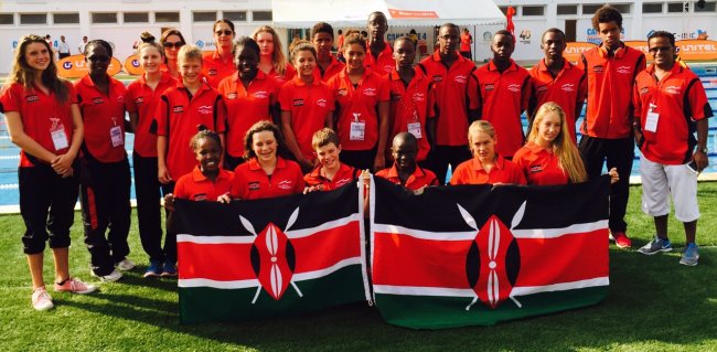The Kenya team competing in the CANA zone four championships in Angola.(Photo:Couresty)